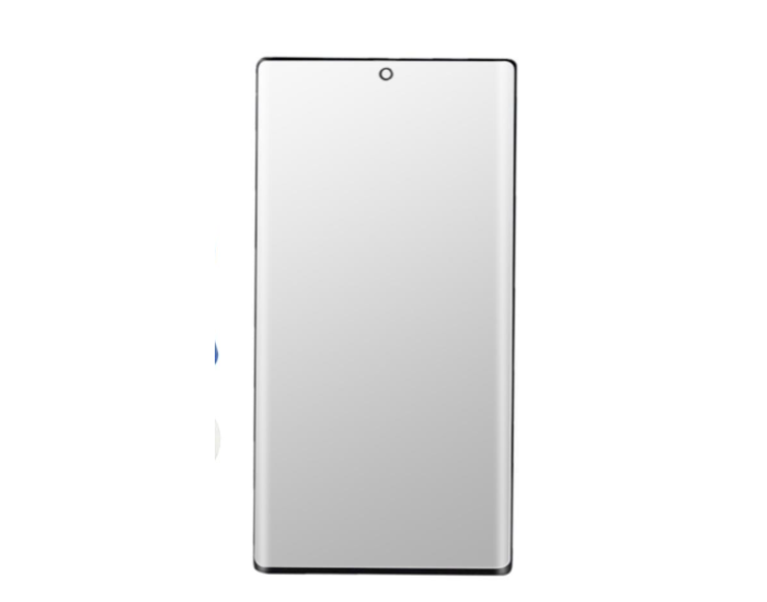 Стекло фронтальное Samsung N975 Note 10 Plus /N976, черное с олеофобным покрытием, оригинал