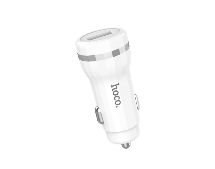 Автомобильное зарядное устройство Hoco Z27A (1USB/3A/QC3.0/18W) White