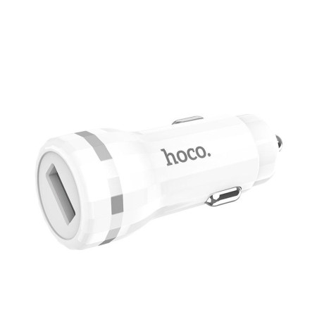 Автомобильное зарядное устройство Hoco Z27A (1USB/3A/QC3.0/18W) White