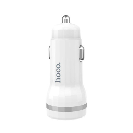 Автомобильное зарядное устройство Hoco Z27A (1USB/3A/QC3.0/18W) White