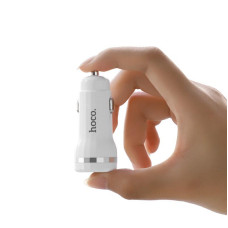 Автомобильное зарядное устройство Hoco Z27A (1USB/3A/QC3.0/18W) White