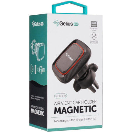 Автодержатель магнитный Gelius Pro (GP-CH010) Black