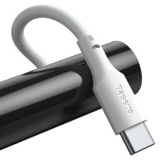 Кабель USB Baseus Simple Wisdom Data Cable Kit USB to Type-C (2PCS/Set/1.5m) White (TZCATZJ-02) 