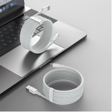 Кабель USB Baseus Simple Wisdom Data Cable Kit USB to Type-C (2PCS/Set/1.5m) White (TZCATZJ-02) 
