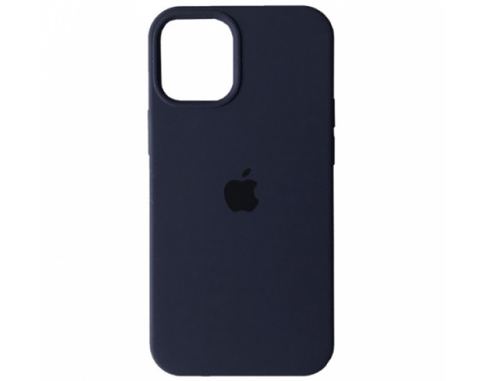 Чехол-силикон оригинал Full Soft Matte iPhone 14 Pro Max, Midnight blue