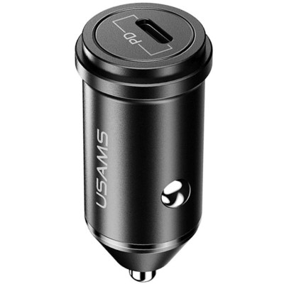 Автомобільне зарядний пристрій Usams C14 QC(3A) Type-C (US-CC095) black