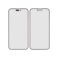 Скло фронтальне c OCA-пленкой iPhone 14 Pro Max, чорне