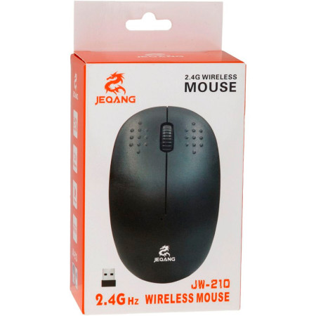Мышь беспроводная Jeqang JW-210 Black