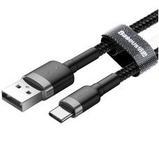 Кабель USB Baseus Cafule USB to Type-C (3m) Black (CATKLF-CG1)