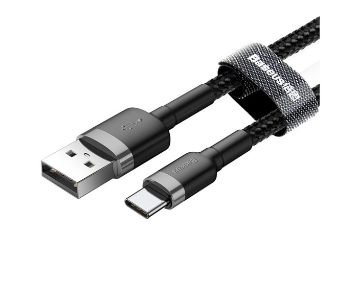 Кабель USB Baseus Cafule USB to Type-C (3m) Black (CATKLF-CG1)