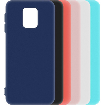 Чехол-силикон оригинал Full Soft Case Xiaomi Redmi Note 9 Pro Max / Note 9 Pro / Note 9S Pink Sand