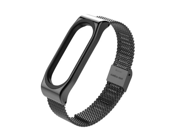 Ремешок для Xiaomi Mi Band 3/4/5/6 Milanese Loop Grey