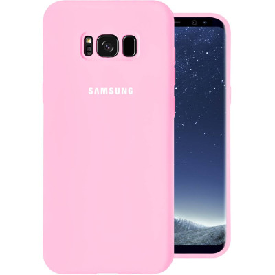 Чохол-силікон оригінал Soft Matte Samsung G955 S8 Plus Sweet Pink