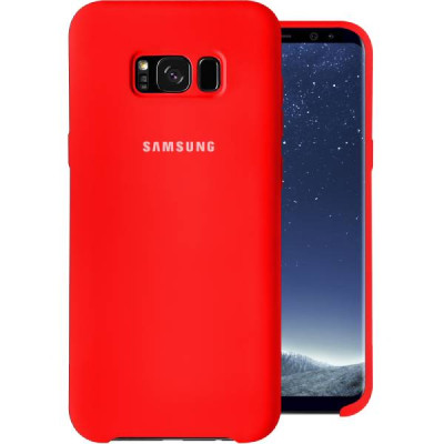 Чохол-силікон оригінал Soft Matte Samsung G955 S8 Plus Red
