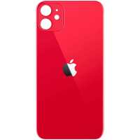 Задняя панель корпуса для iPhone 11, Red (Big Hole) (Класс C)