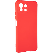 Чехол-силикон оригинал Full Soft Matte Xiaomi Mi11 Lite Red