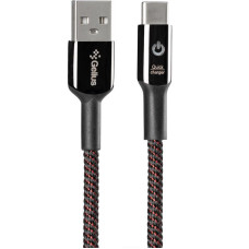 Кабель USB Gelius Pro Smart GP-U08c Type-C (1m) (Чорний \ Black)