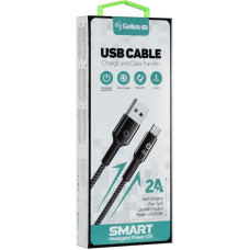 Кабель USB Gelius Pro Smart USB to Type-C (1m) Black (GP-U08c)