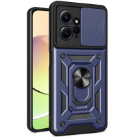 Чехол-Ударопрочный Camshield Serge Ring Xiaomi Note 12 4G (Синий/Blue)