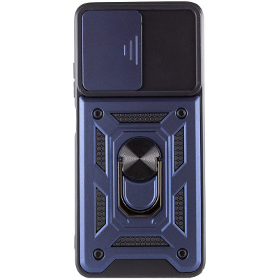 Чехол-Ударопрочный Camshield Serge Ring Xiaomi Note 12 4G (Синий/Blue)