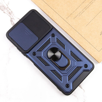 Чехол-Ударопрочный Camshield Serge Ring Xiaomi Note 12 4G (Синий/Blue)