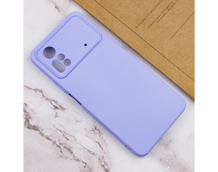 Чохол-силікон Cover Lakshmi Full Camera Xiaomi Poco X4 Pro 5G, (Бузковий / Dasheen)
