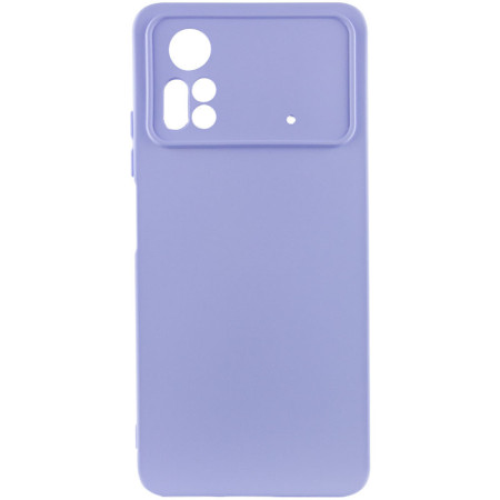 Чехол-силикон Cover Lakshmi Full Camera Xiaomi Poco X4 Pro 5G, (Сиреневый / Dasheen)