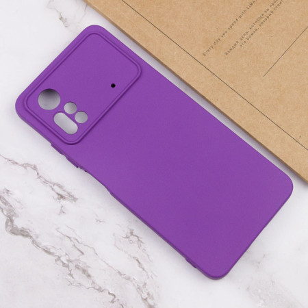 Чехол-силикон Cover Lakshmi Full Camera Xiaomi Poco X4 Pro 5G, (Фиолетовый / Purple)
