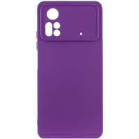 Чехол-силикон Cover Lakshmi Full Camera Xiaomi Poco X4 Pro 5G, (Фиолетовый / Purple)