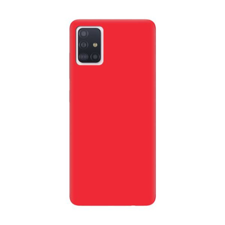 Чехол-силикон оригинал Soft Matte Samsung A515 A51 Red