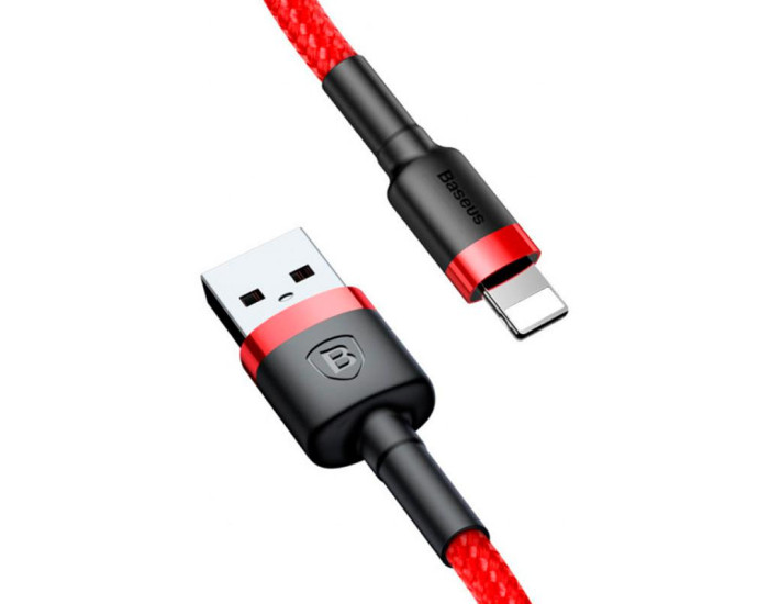 Кабель USB Baseus Cafule USB to Lightning (1m) Красный (CALKLF-B09)