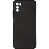 Чехол-силикон оригинал Full Soft Matte Xiaomi Redmi 9T/Poco M3 Black (Класс А)