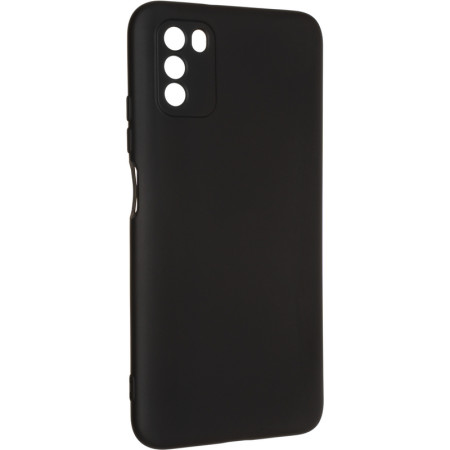 Чехол-силикон оригинал Full Soft Matte Xiaomi Redmi 9T/Poco M3 Black (Класс А)