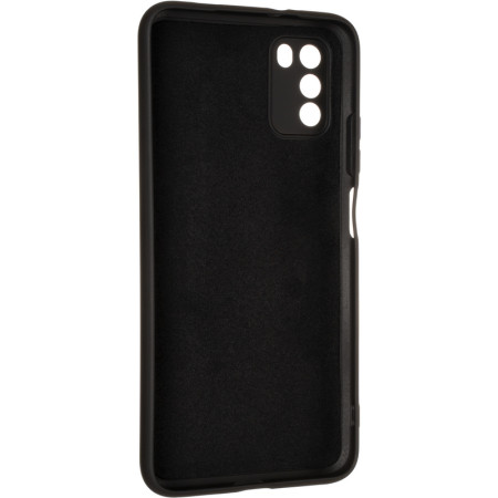 Чехол-силикон оригинал Full Soft Matte Xiaomi Redmi 9T/Poco M3 Black (Класс А)