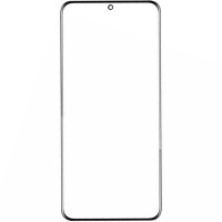 Стекло фронтальное Samsung G980 S20, черное (Класс А)