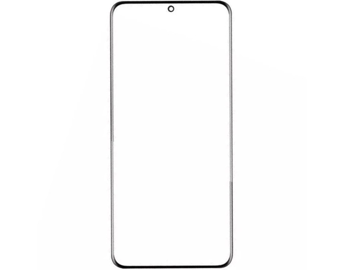 Стекло фронтальное Samsung G980 S20, черное