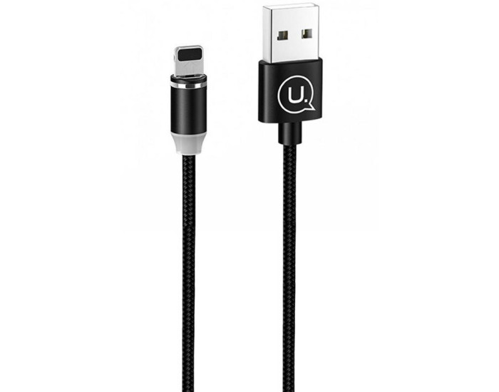 Кабель USB Usams US-SJ292 Magnetic U-Sure Series USB to Lightning (1m) черный