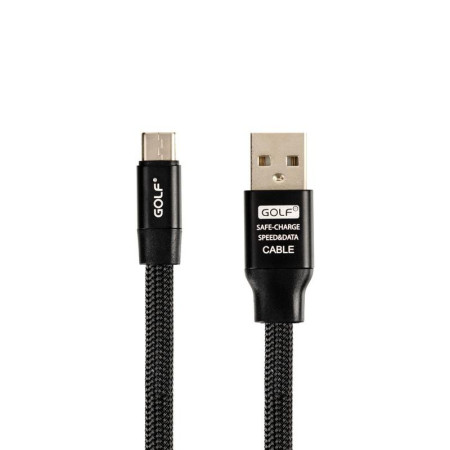 Кабель USB Golf Momory GC-56t Type-C (черный \ Black)