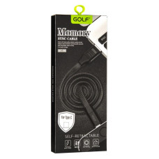 Кабель USB Golf Momory USB to Type-C (GC-56t) Black