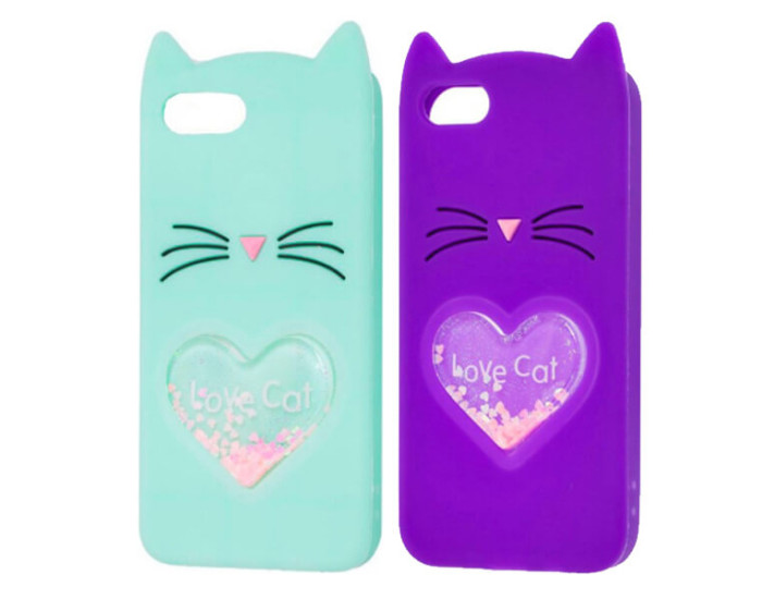 Чехол LOVE Cat Xiaomi Mi Play Pink