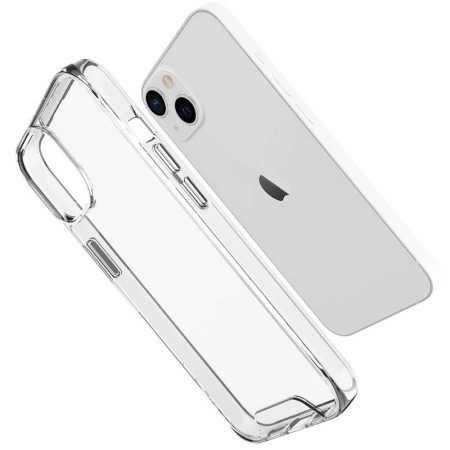 Чехол-силикон Space Case transparent iPhone 14 Plus Прозрачный																				 (Класс B)