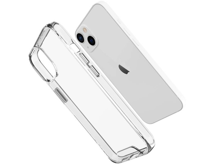 Чехол-силикон Space Case transparent iPhone 14 Plus Прозрачный																				
