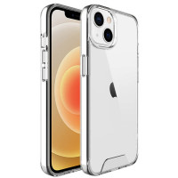 Чехол-силикон Space Case transparent iPhone 14 Plus Прозрачный																				 (Класс B)