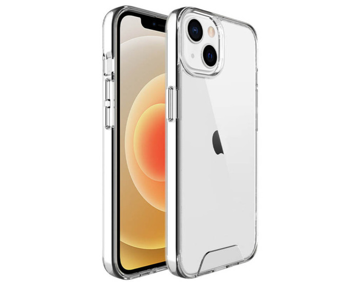 Чехол-силикон Space Case transparent iPhone 14 Plus Прозрачный																				