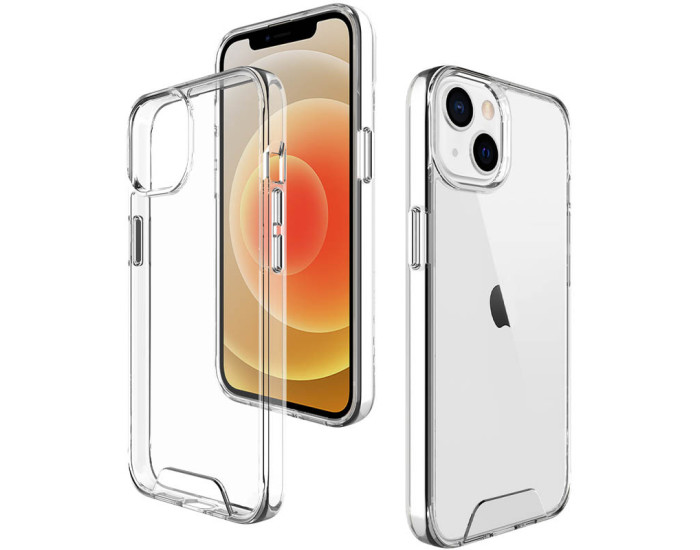 Чехол-силикон Space Case transparent iPhone 14 Прозрачный																				