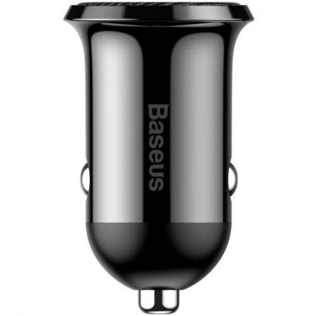 Автомобильное зарядное устройство Baseus 2USB Grain Pro (4.8A) (CCALLP-01) (Черный / Black) (Класс А)