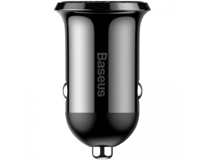 Автомобільне зарядний пристрій Baseus 2USB Grain Pro (4.8A) (CCALLP-01) (Чорний / Black)