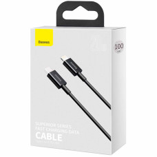 Кабель USB Baseus Superior Series Type-C/Lightning (20W/1m) (CATLYS-A01) Черный 