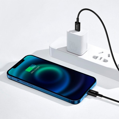 Кабель USB Baseus Superior Series Type-C/Lightning (20W/1m) (CATLYS-A01) чорний