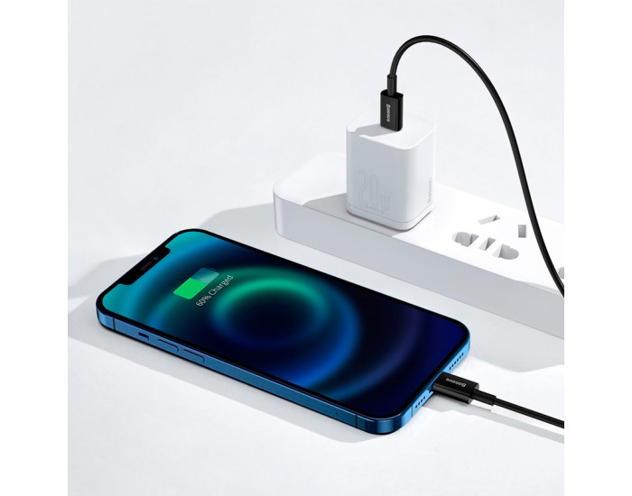 Кабель USB Baseus Superior Series Type-C/Lightning (20W/1m) (CATLYS-A01) Черный 